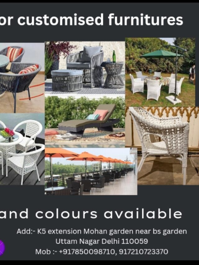 New Generation Outdoors Furniture Manufacturing In Delhi Order Now