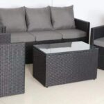 Gaharwar Outdoors Wicker Sofa set 5 Seater with Cushion Pillow